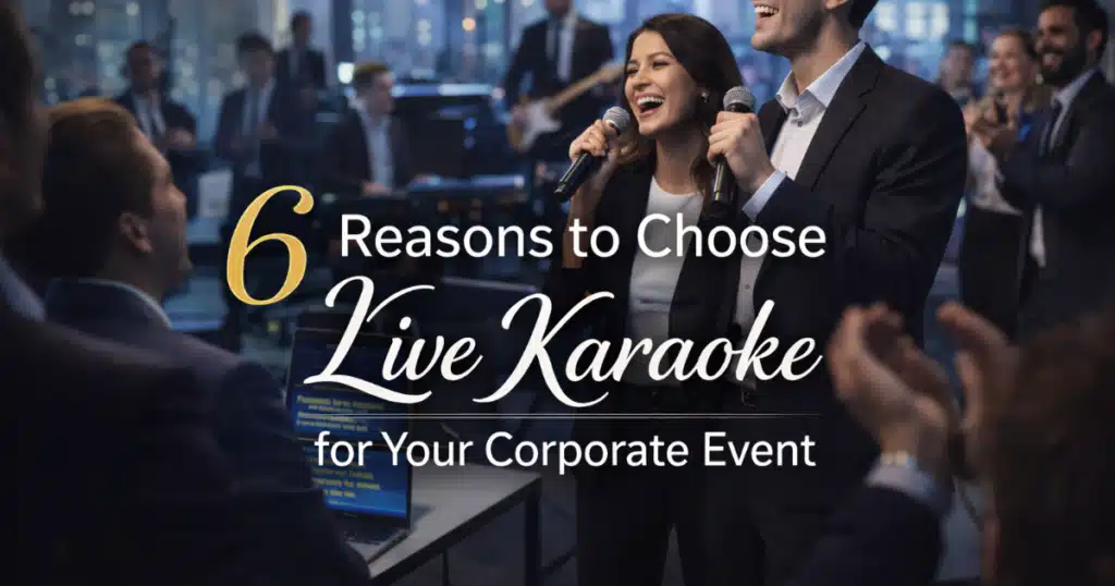 6 Reasons to Choose Live Karaoke for Your Corporate Event