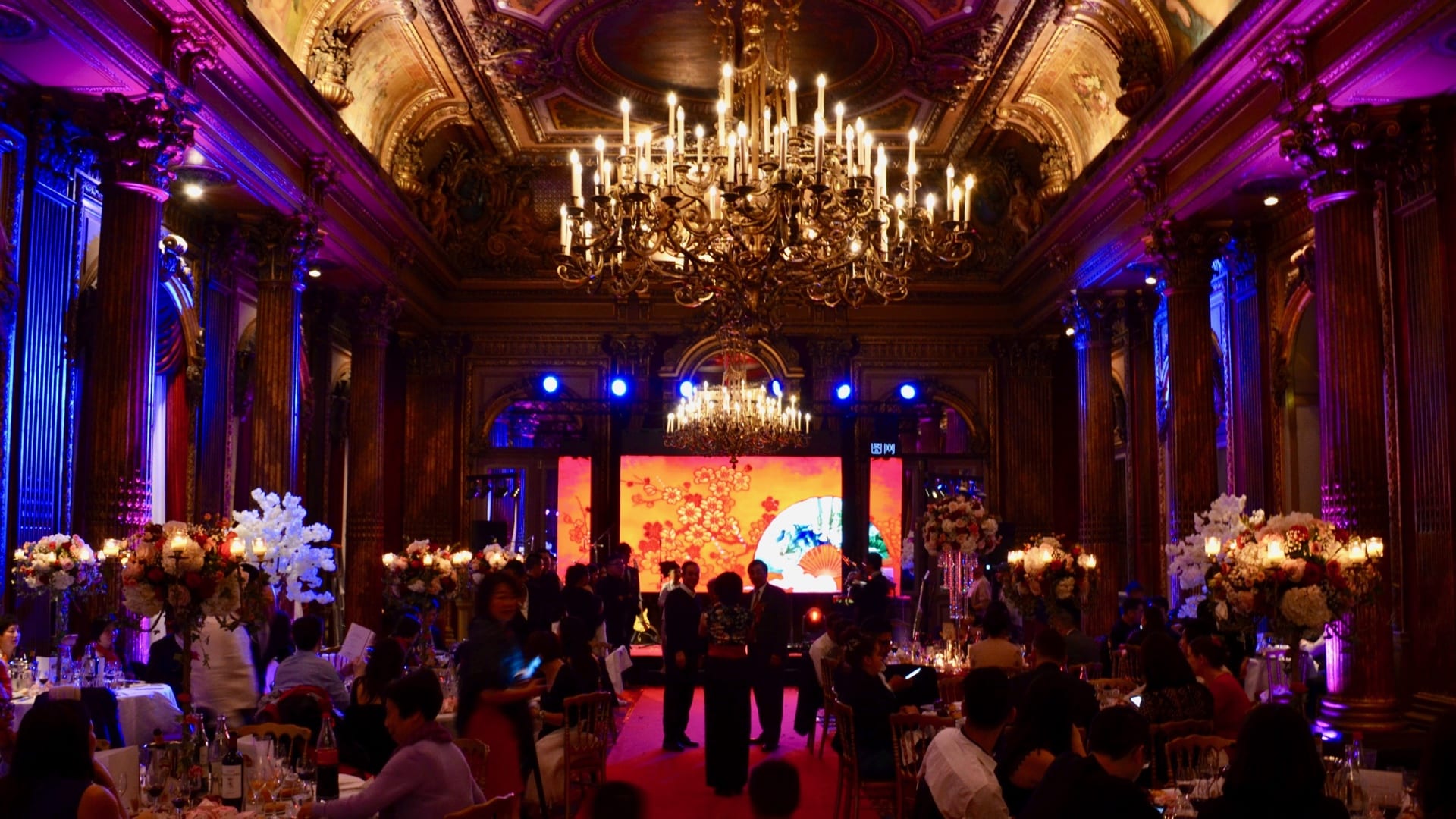 Scénographie mariage Smart Music.